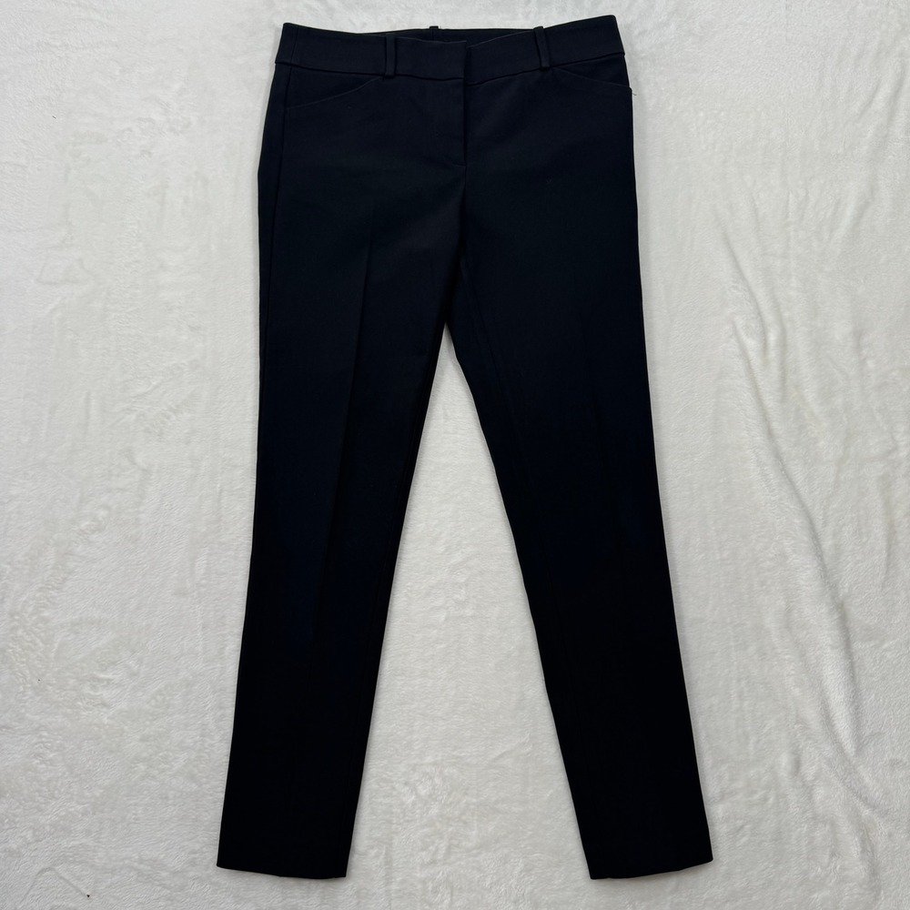 Loft Dress Pants Womens 0 Black‎ Marisa Straight Leg Mid Rise Office Workwear
